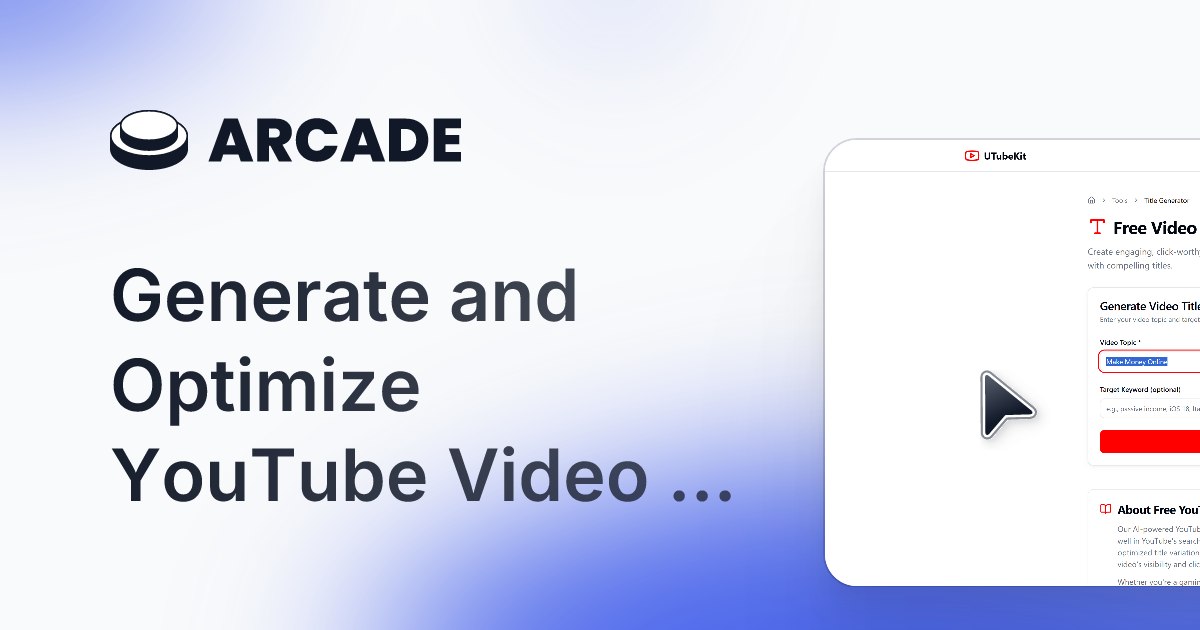 UTubeKit - Main screenshot showing features and interface