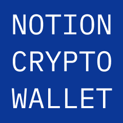 Notion portefeuille crypto avec automatisation