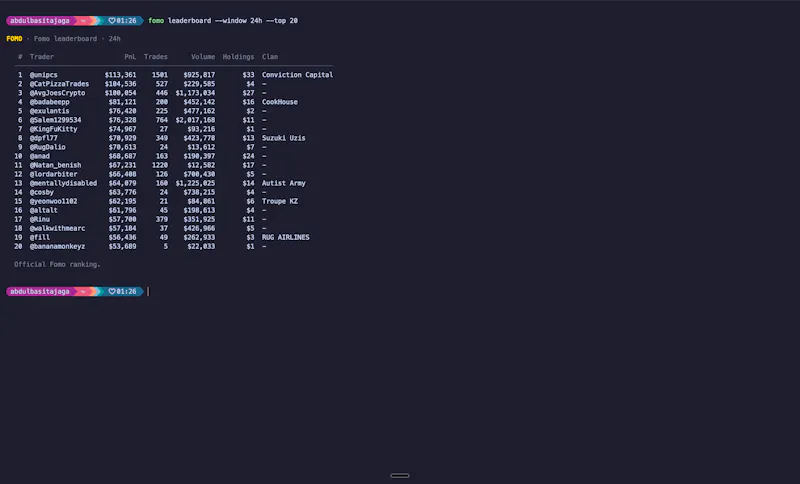 Fomo Bot screenshot 1