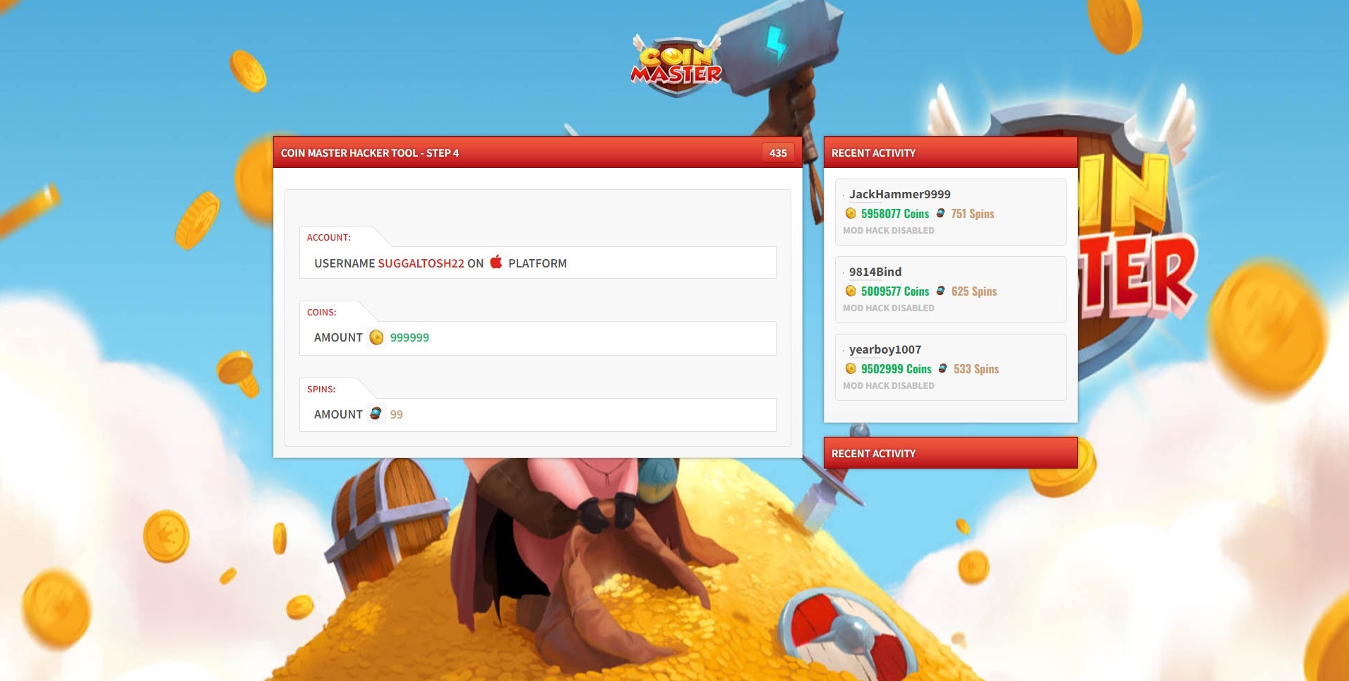 Coin Master Free Spins Generator Hack media 3