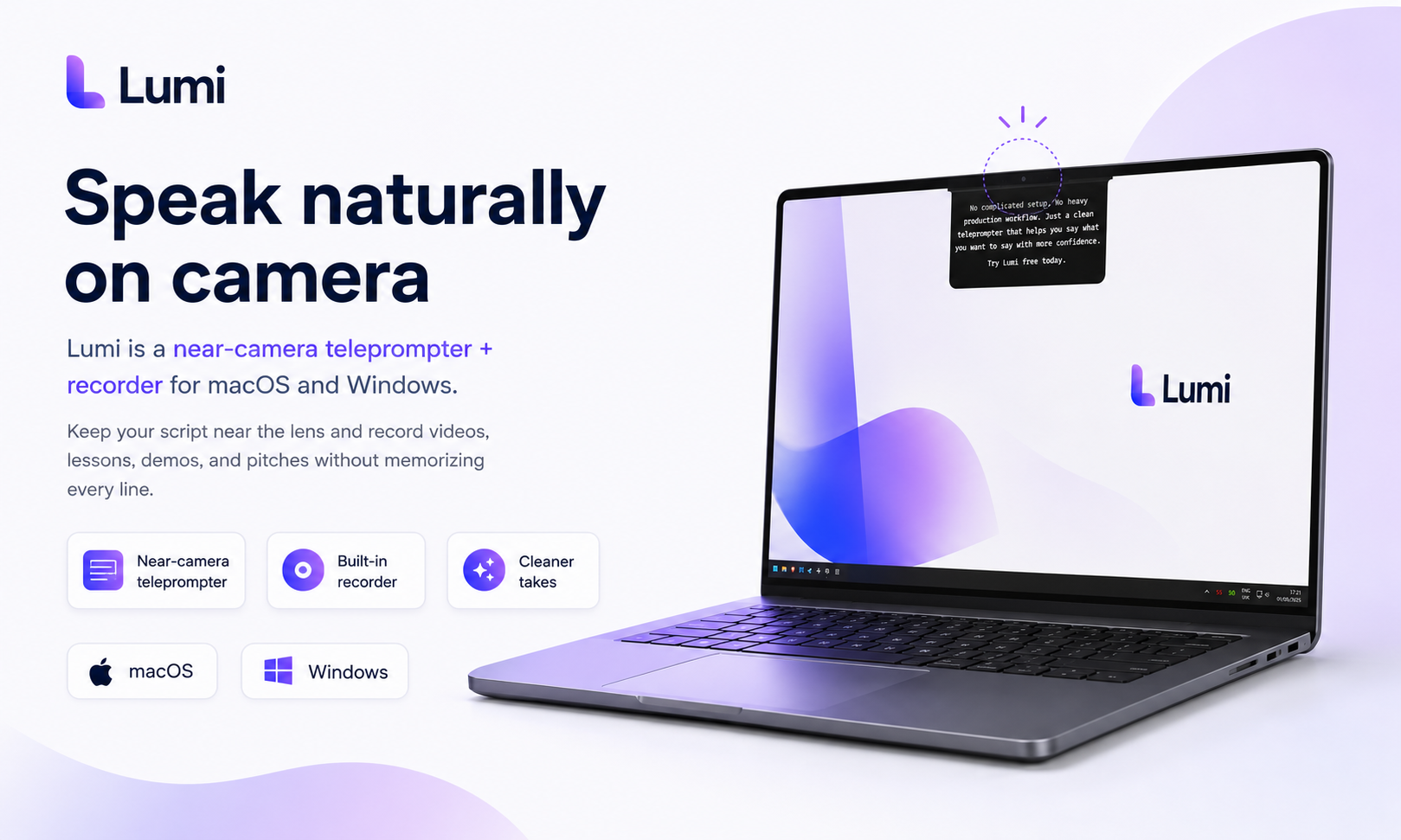 Lumi - Teleprompter + Recorder  gallery image