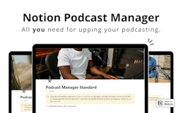 Notion Podcast Manager media 1