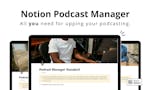 Notion Podcast Manager image