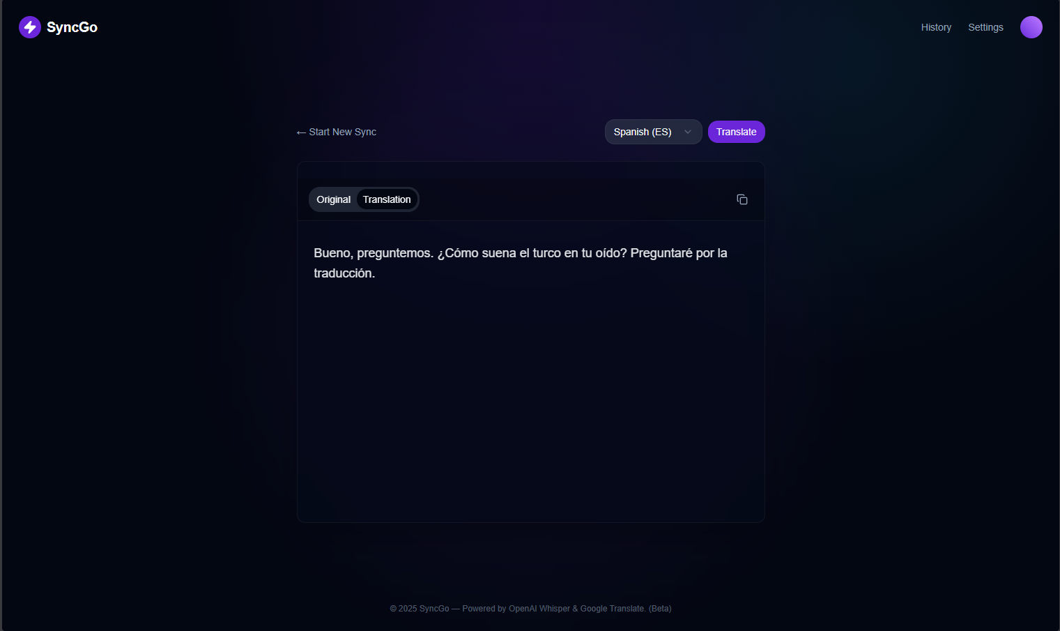 SyncGo - Screenshot 2 showing product features and functionality