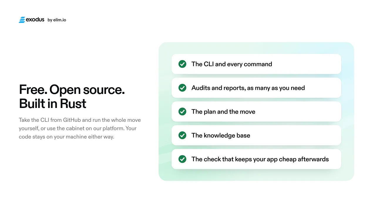 Exodus for Google Cloud Run gallery image