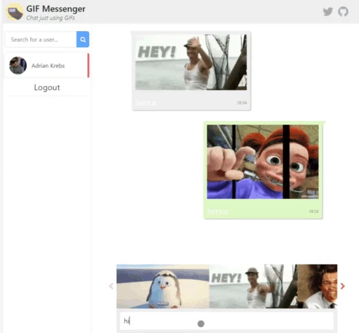GIF Messenger