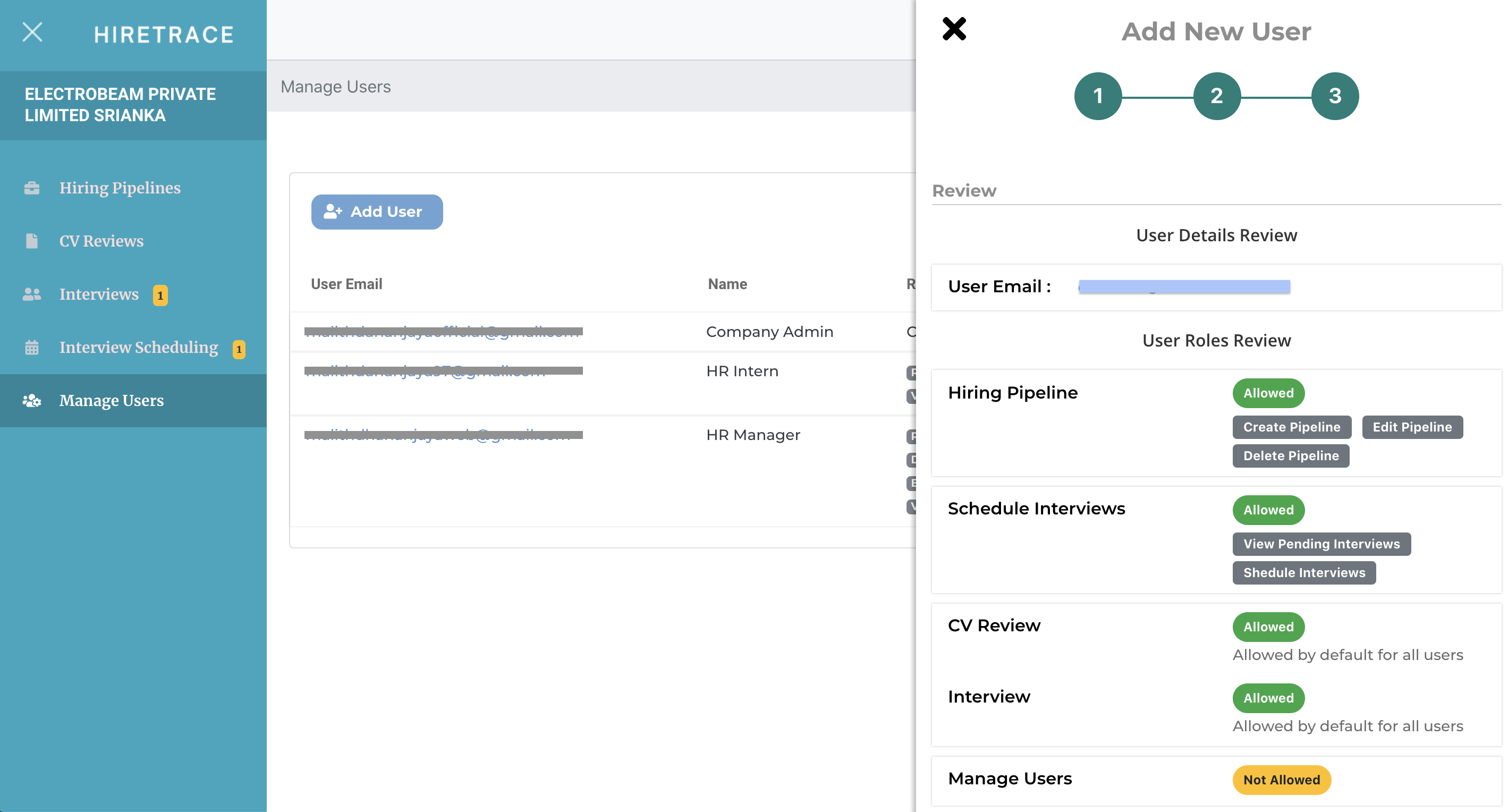 HireTrace gallery image