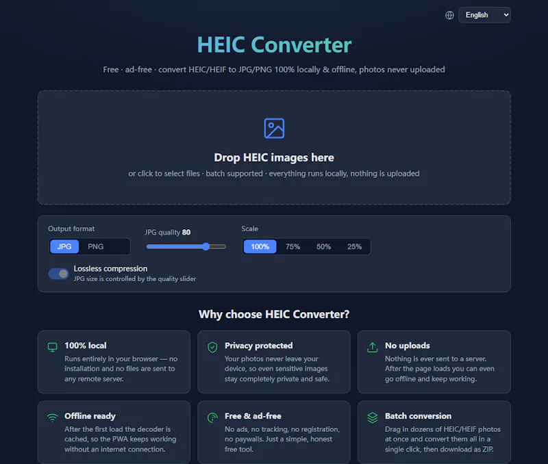 HEIC Converter screenshot 2