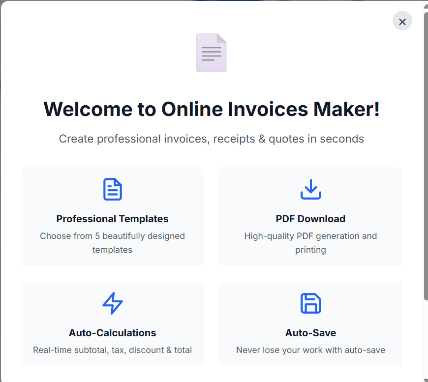 Online Invoices Maker gallery image