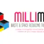 MilliMax - Rectangular travel bottle set