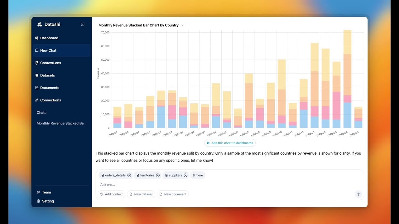 Datoshi – Your AI Data Buddy gallery image