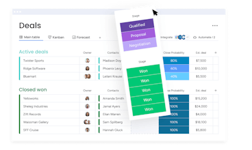 monday sales CRM gallery image
