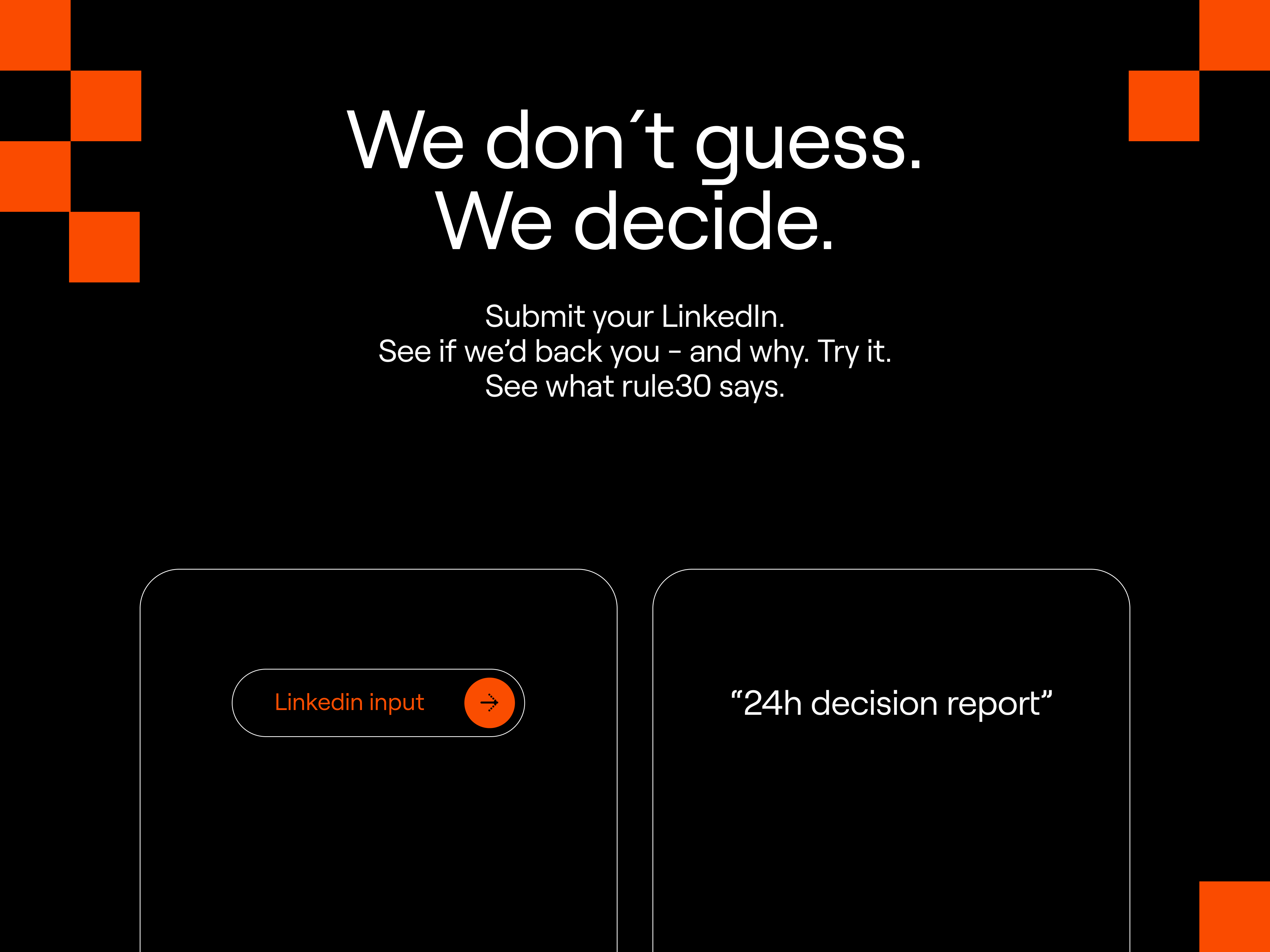 rule30: Would we back your startup + why gallery image