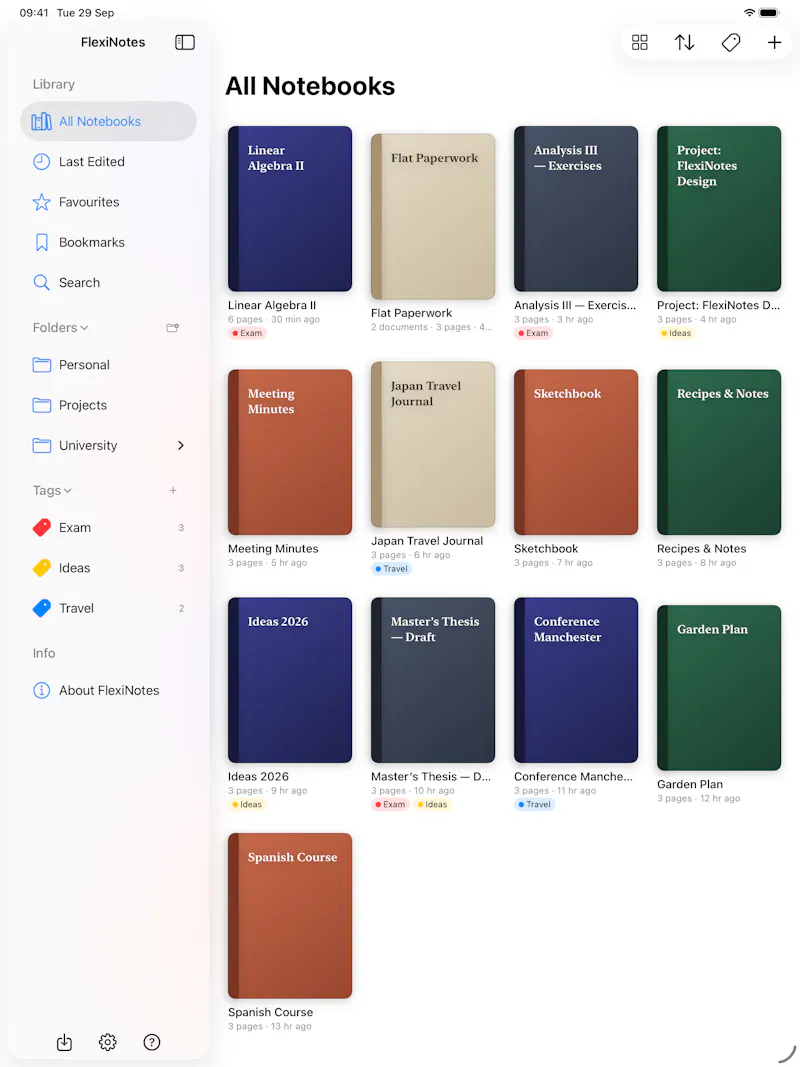 FluidNotes screenshot 1