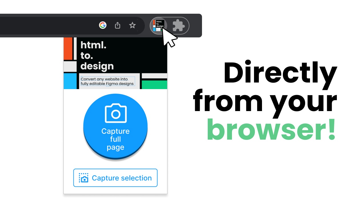 html.to.design Chrome 확장자 - 모든 웹 사이트를 완전히 편집 가능한 Figma 디자인으로 변환하십시오 미디어 1