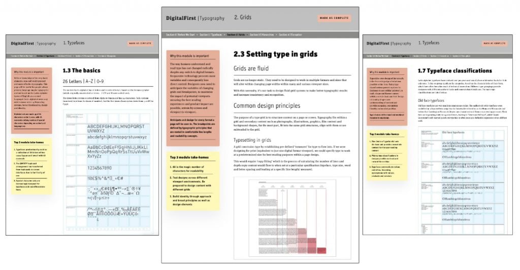DigitalFirst | Typography gallery image