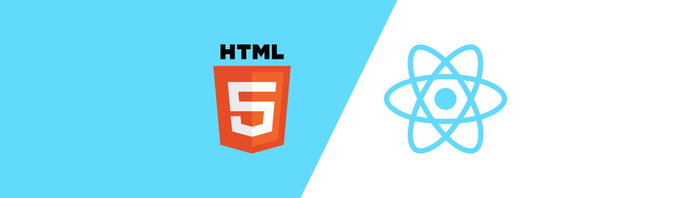 HTML into React components media 1