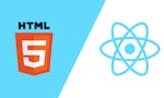 HTML into React components image