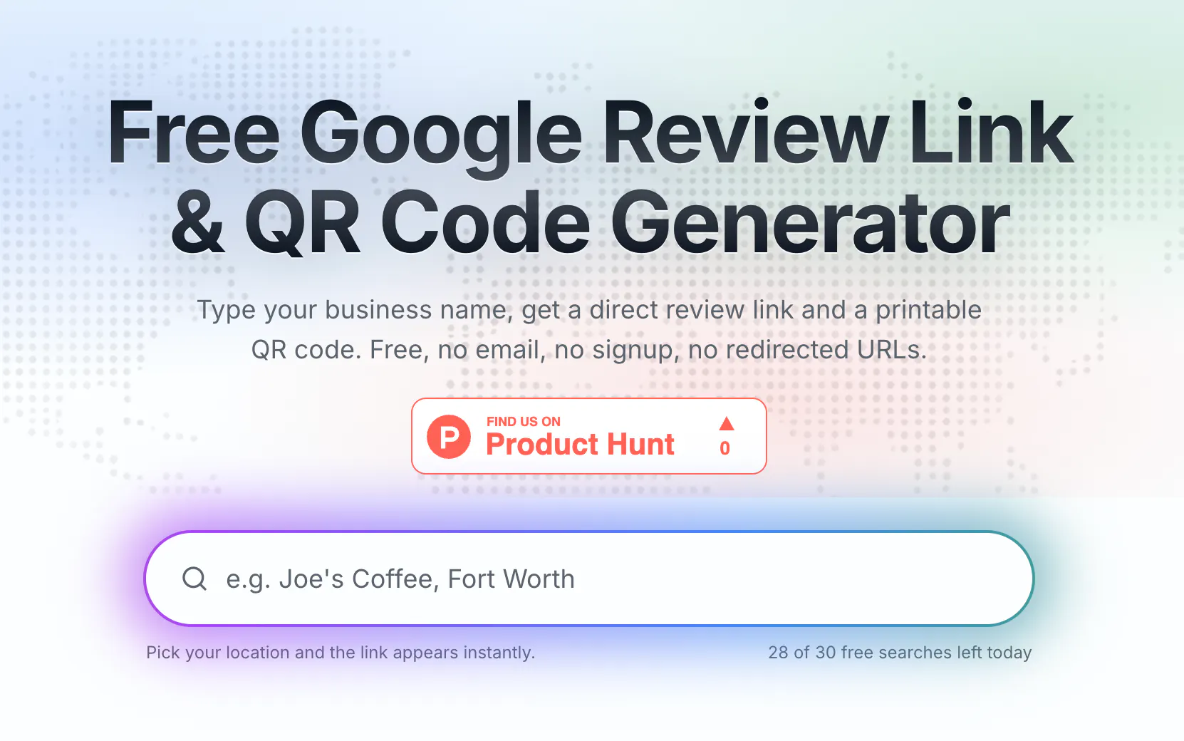 Google Review Link & QR Code Generator gallery image
