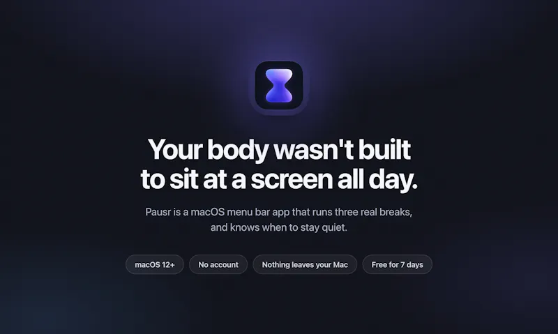 Pausr screenshot 1