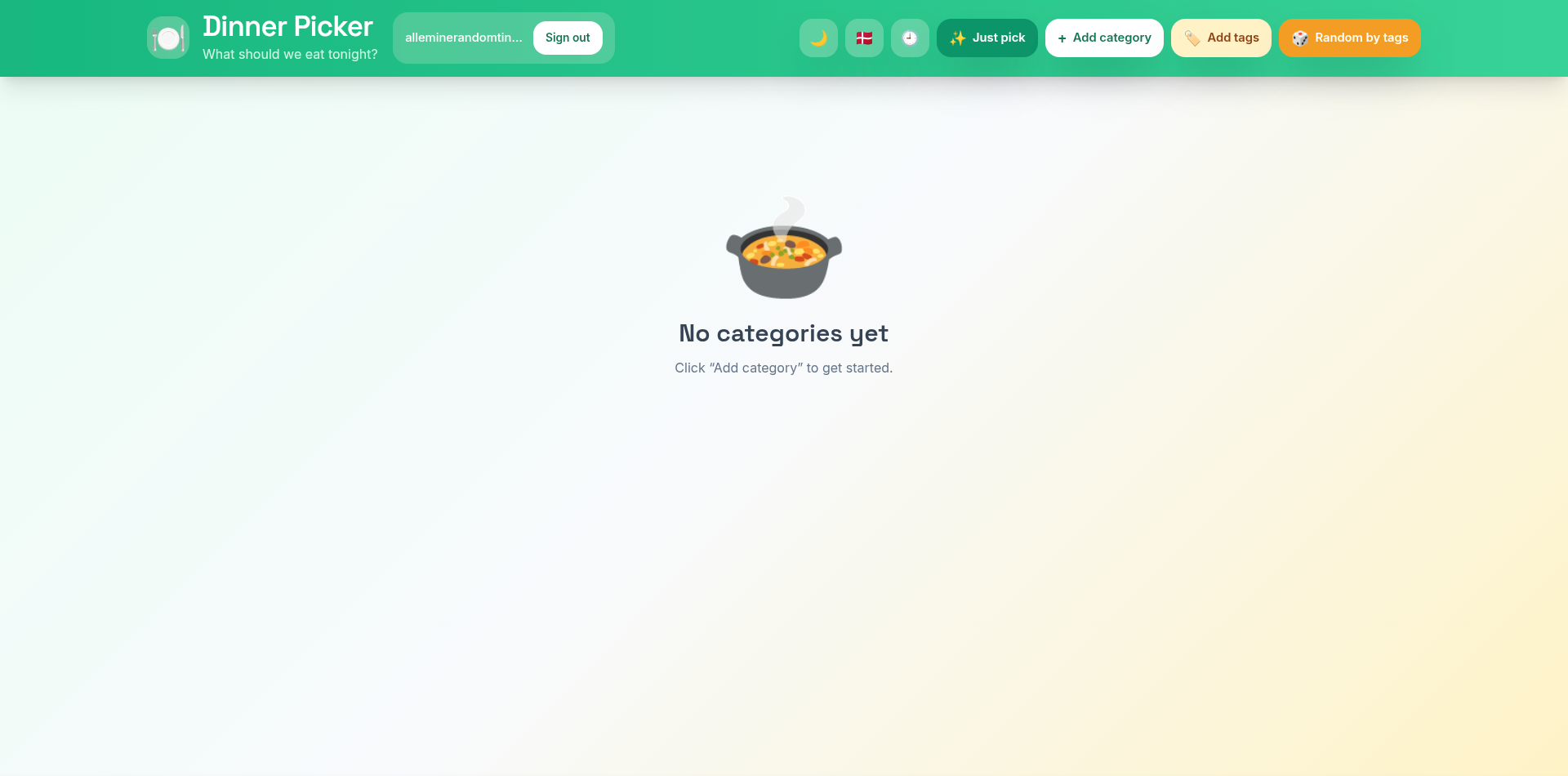 Dinnerpickr gallery image