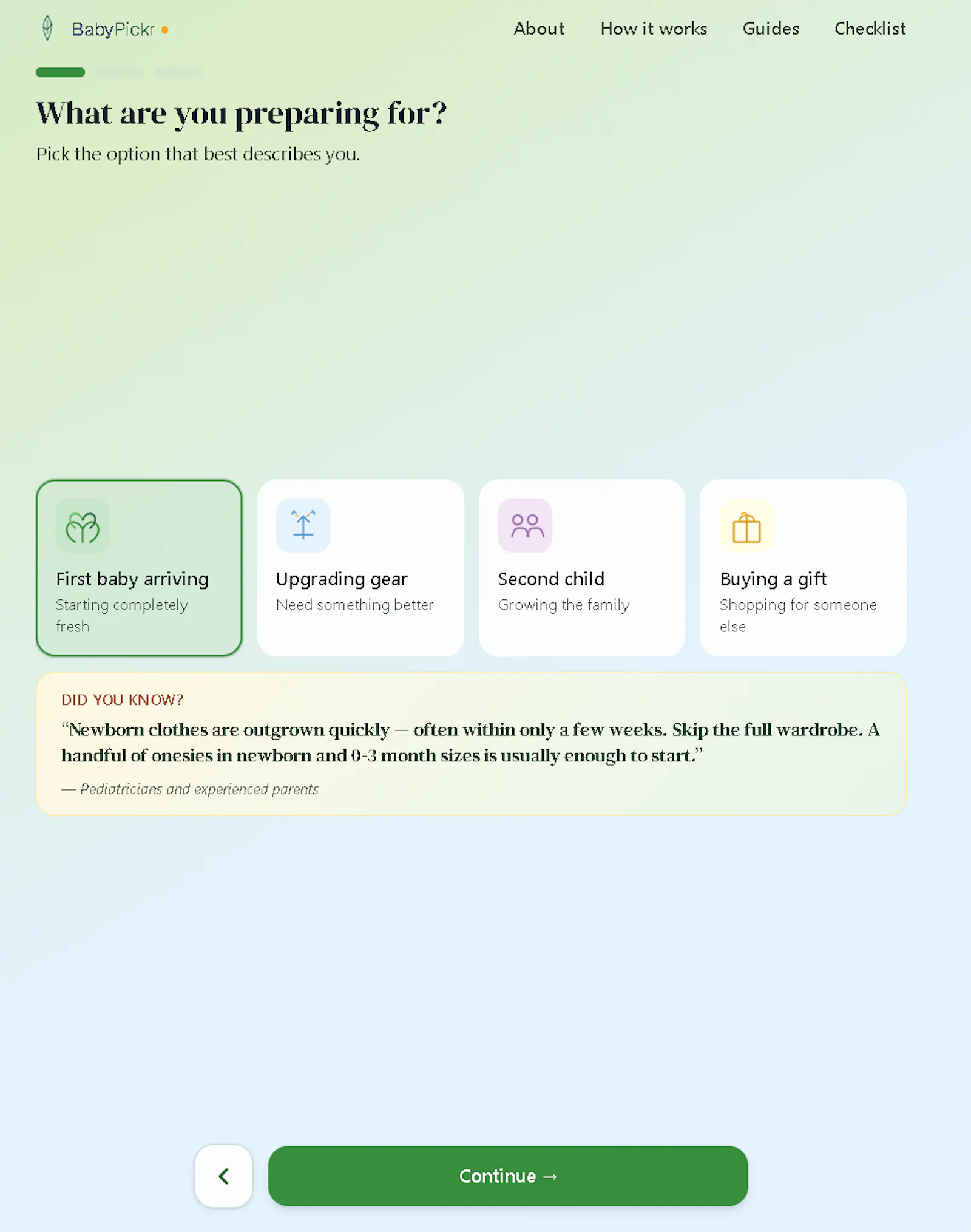 BabyPickr screenshot 2