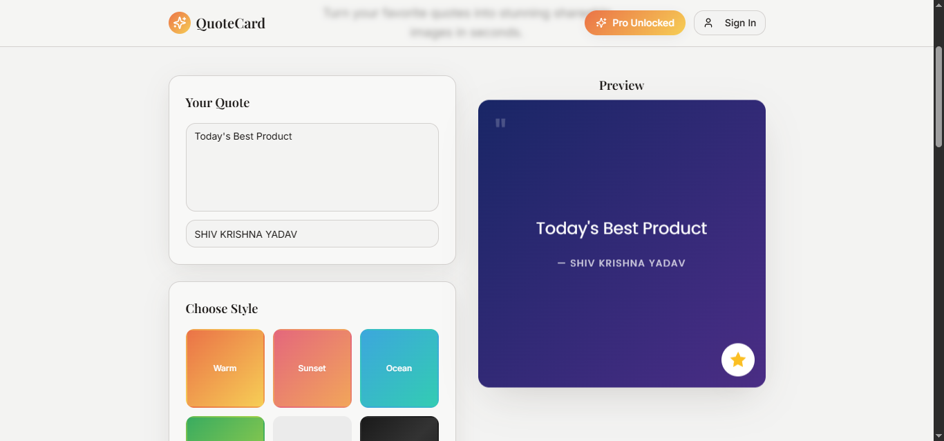 QuoteCard gallery image