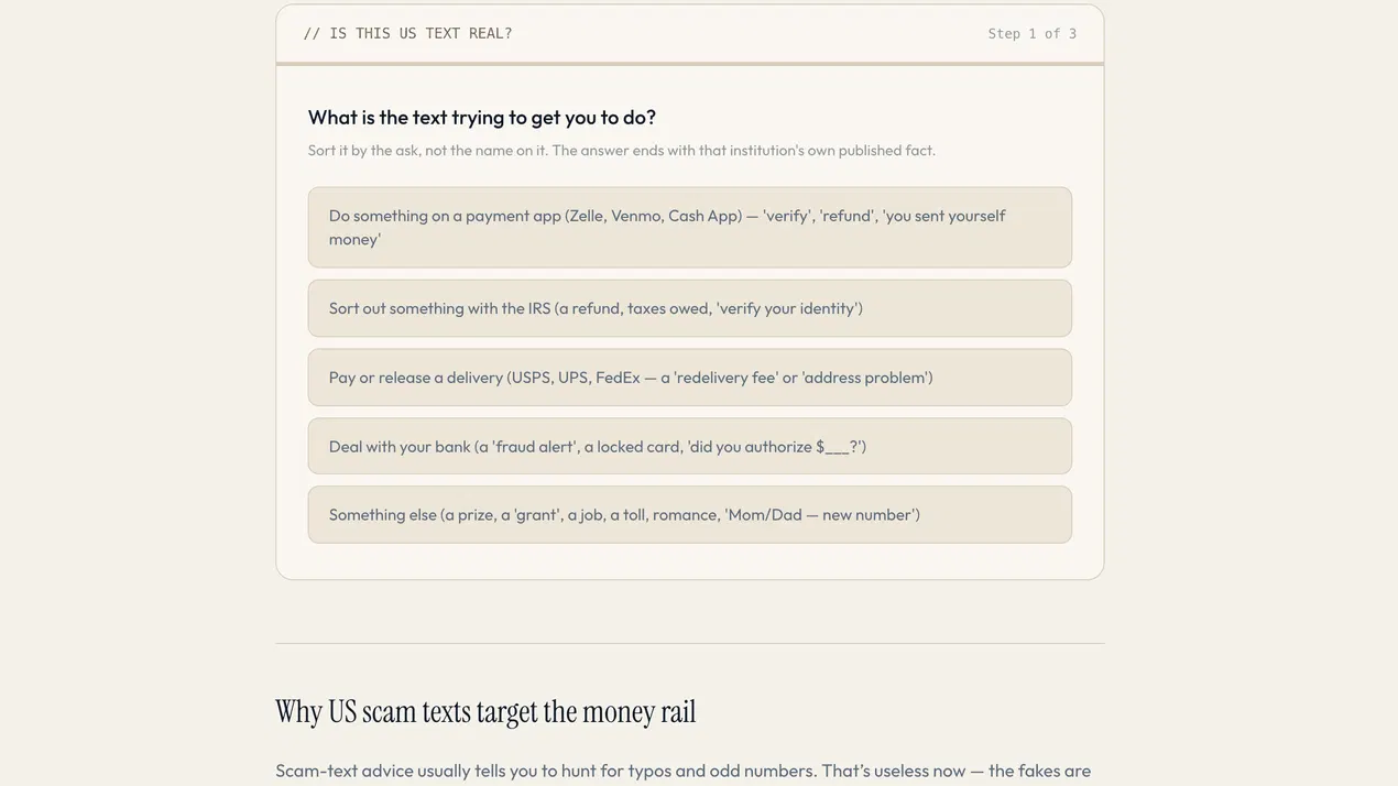 Tutela Scam Defense Toolkit product