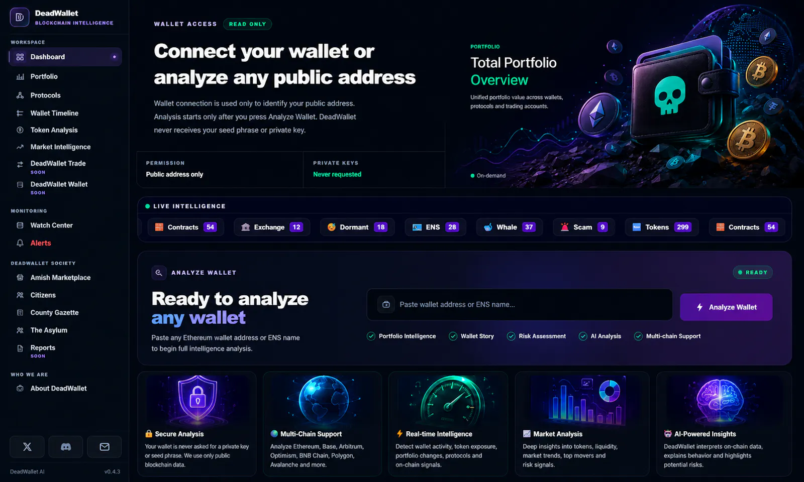DeadWallet screenshot 1