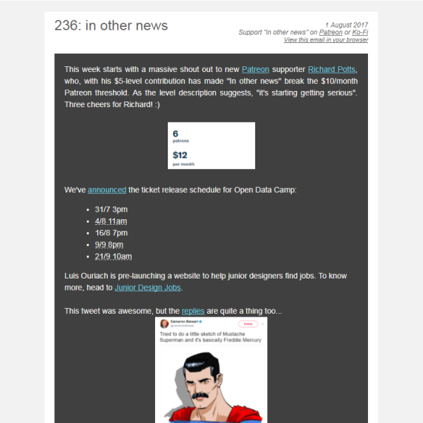 'in other news' newsletter gallery image