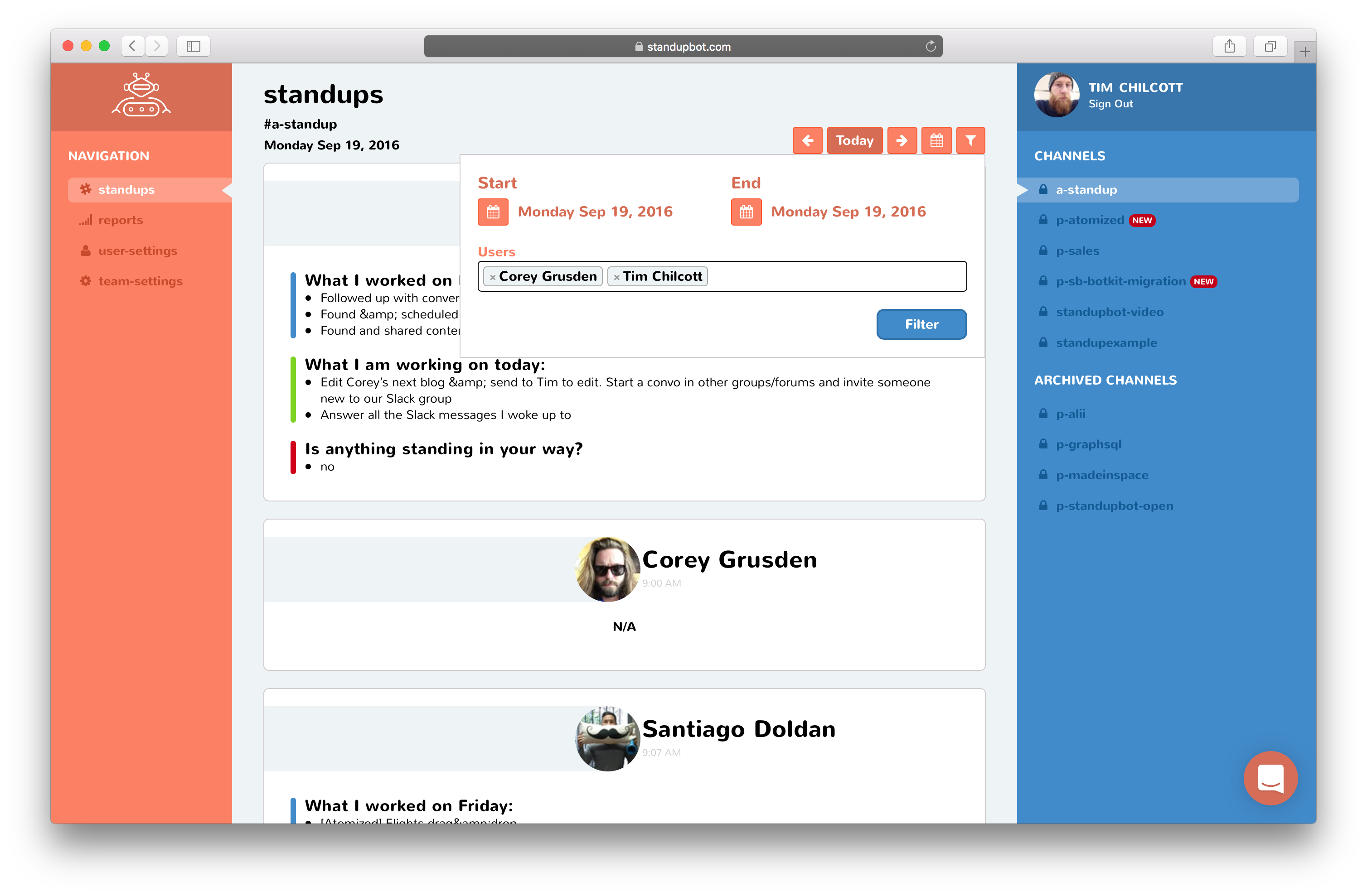 Standup Bot gallery image