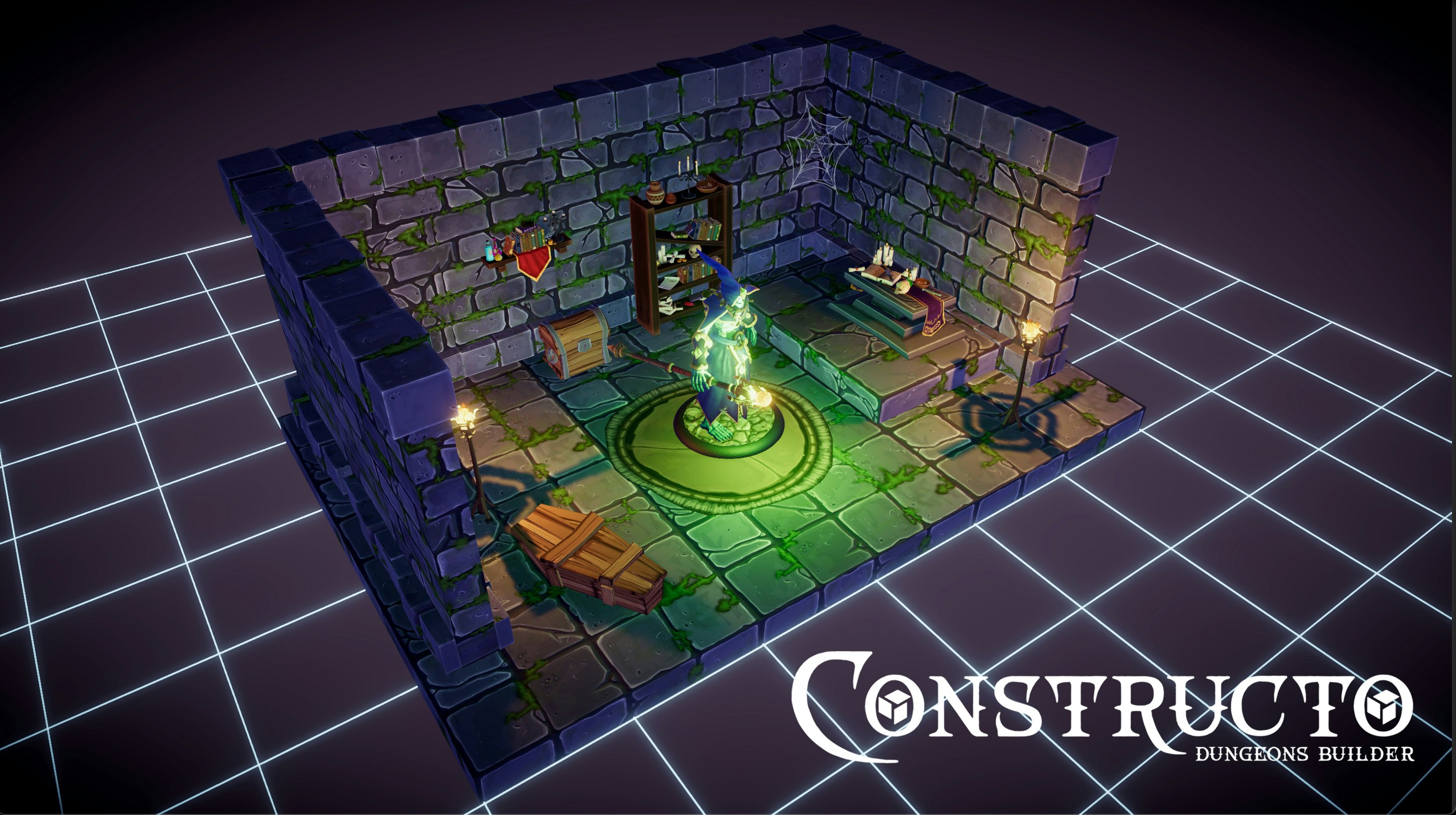 Constructo - Constructor de mazmorras - VTT 3D que te permite construir mapas y jugar en él media 2