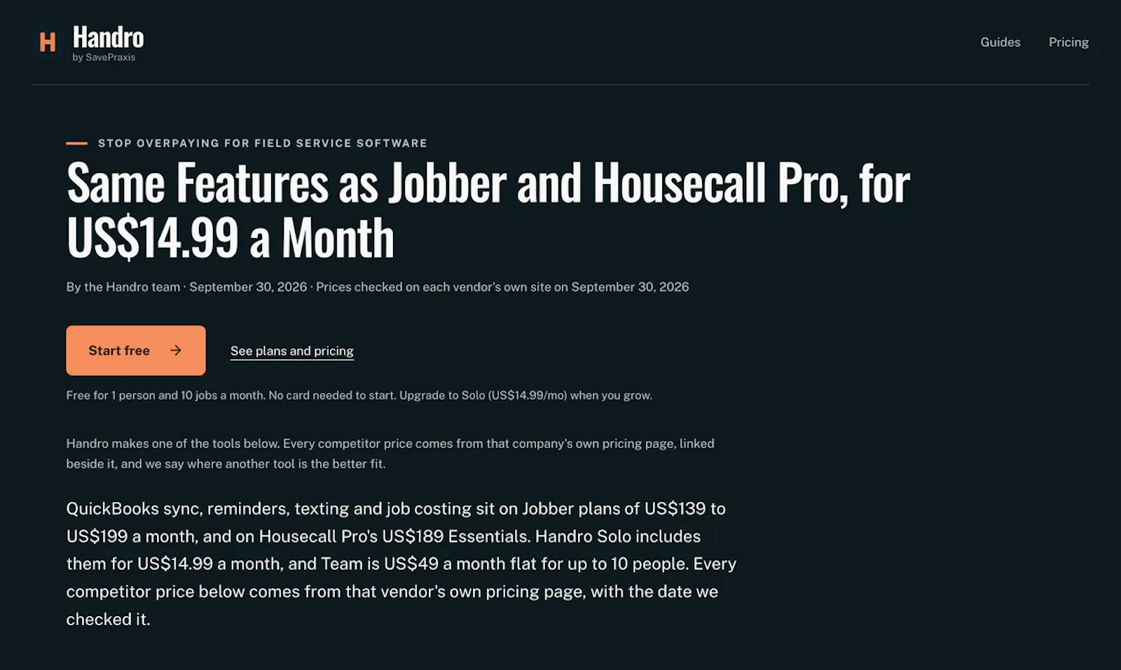 Handro screenshot 2