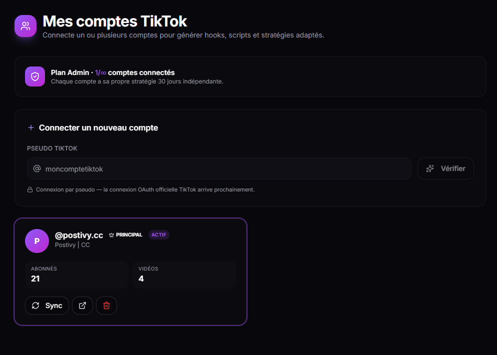 Postivy — Deviens viral sur TikTok gallery image