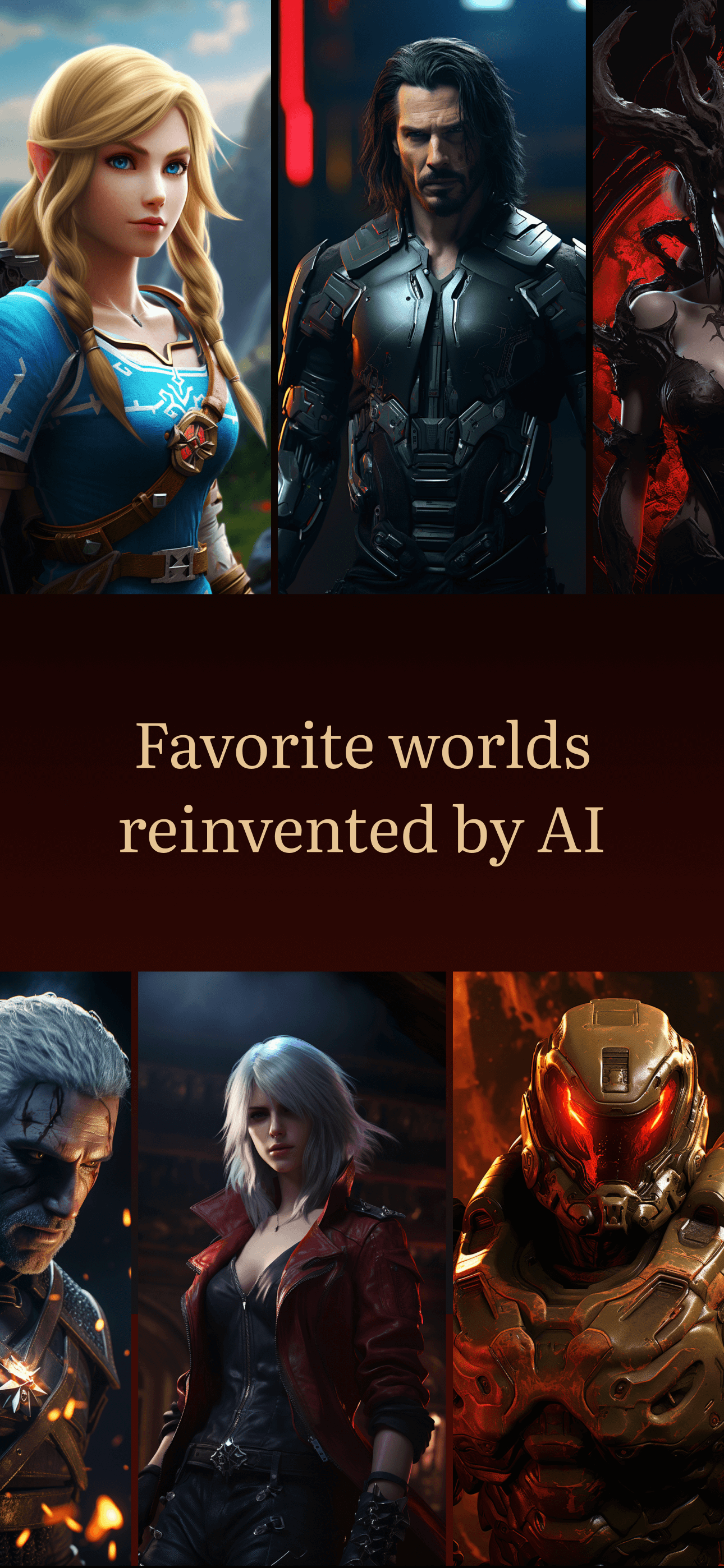 Infables: AI Powered Quests - Mobiele game: oneindige tekstgebaseerde generatieve RPG-avonturen media 4