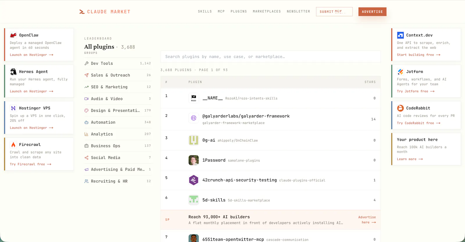 Claude Market screenshot 2