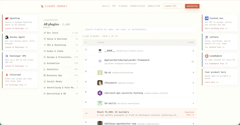 Claude Market screenshot 2