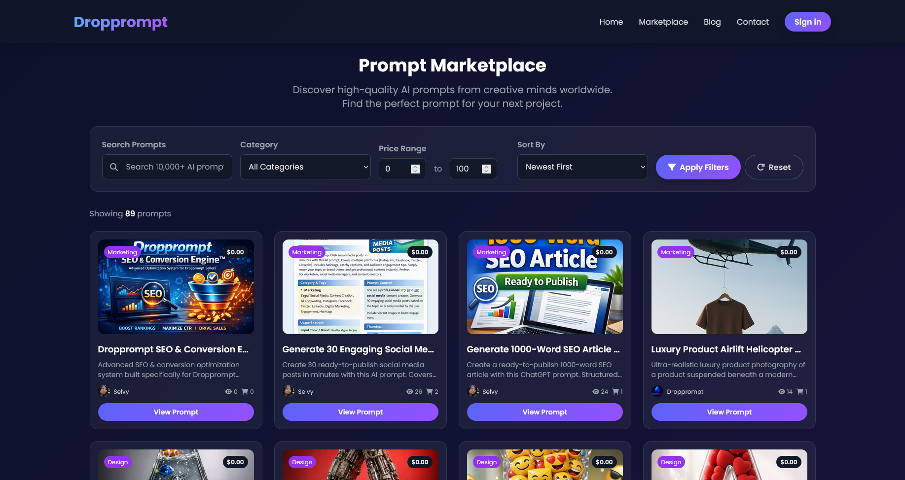 Dropprompt gallery image