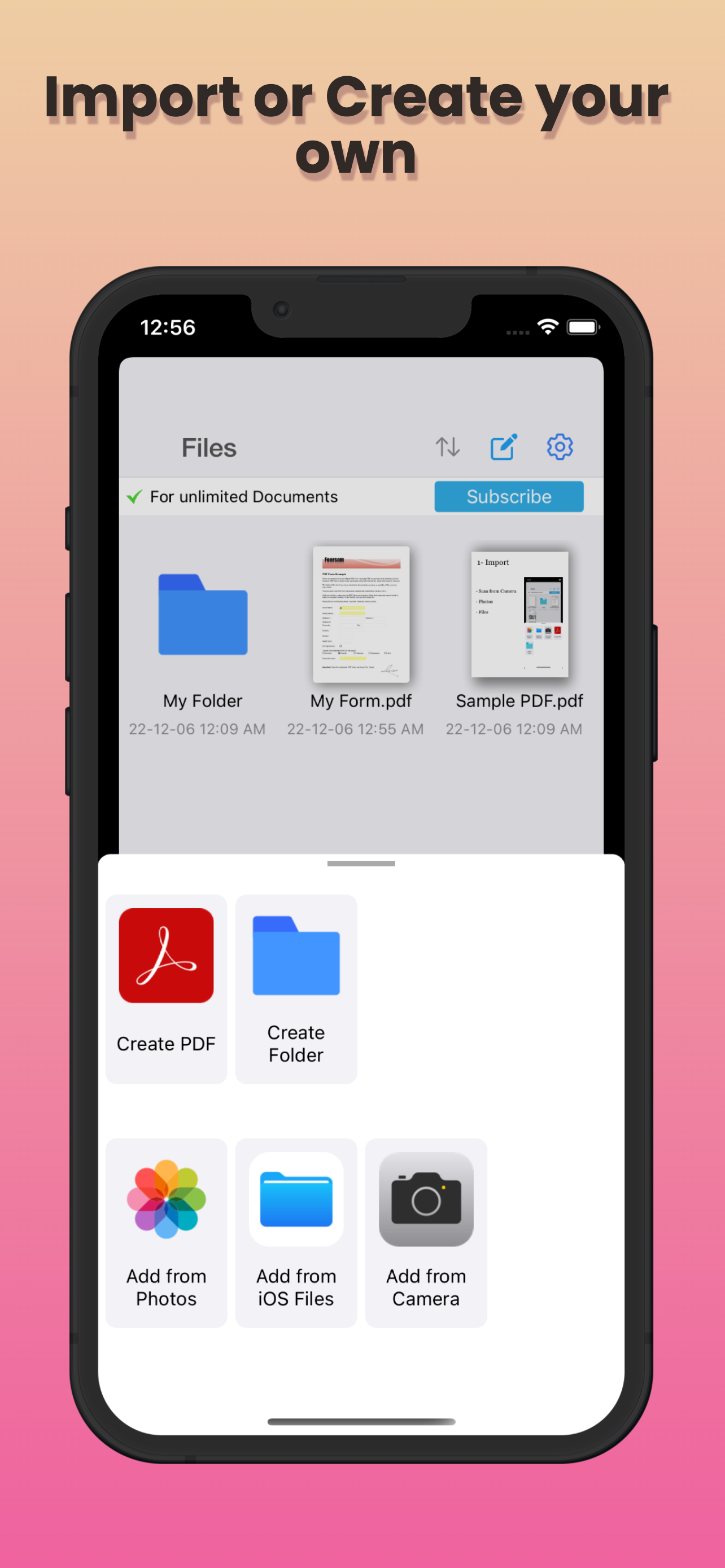 Freeedit, PDF 편집기 - iPhone 또는 iPad를 사용하여 스캔, 읽기, PDF 파일을 편집하십시오 미디어 3