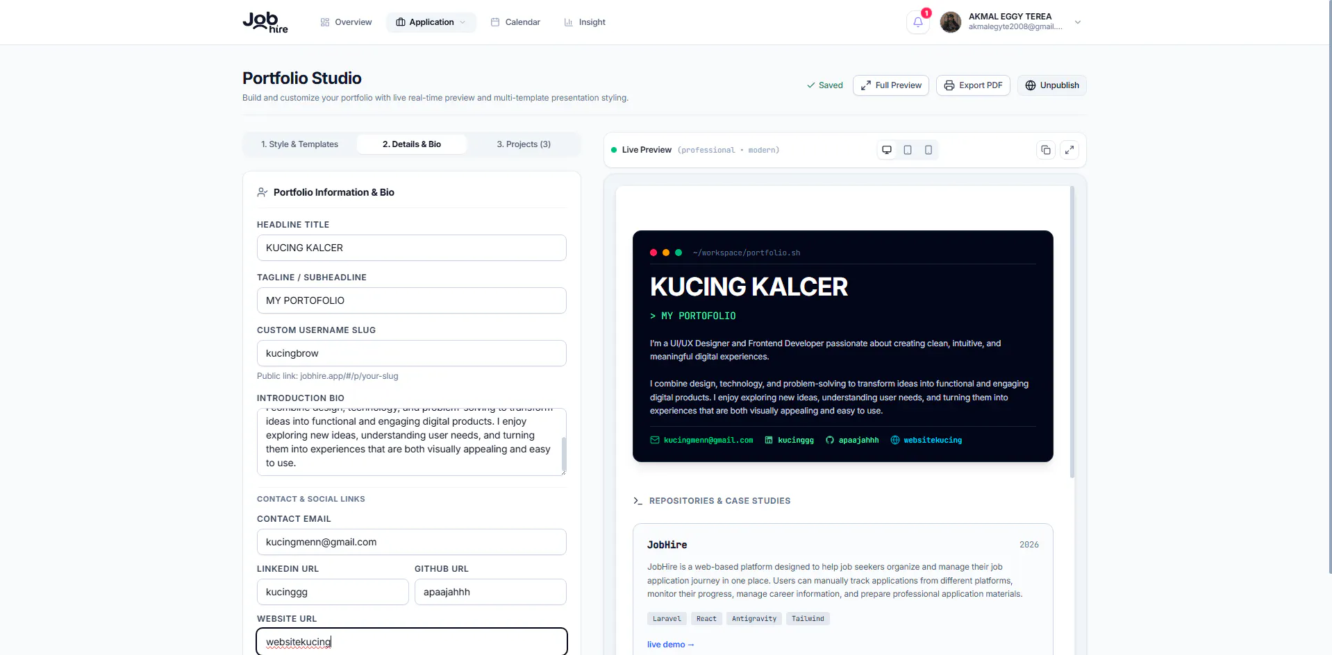 JobHire — Unified Career Workspace gallery image