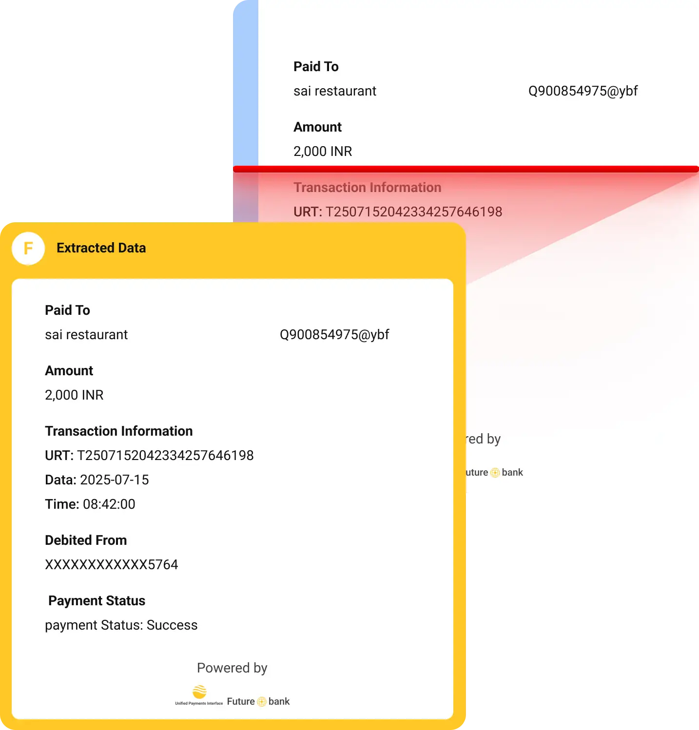 AZAPI Payment Receipt OCR API - Main product screenshot demonstrating key features and user interface