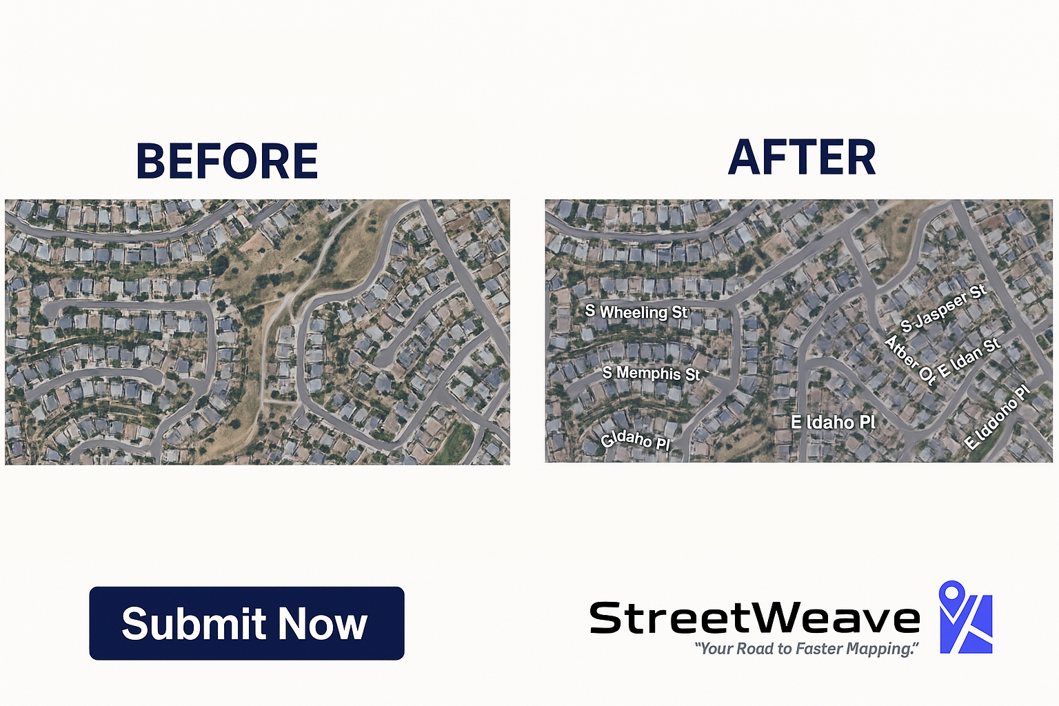 StreetWeave - Ottieni nuove strade di suddivisione in diretta su Google e Apple Maps Fast media 2