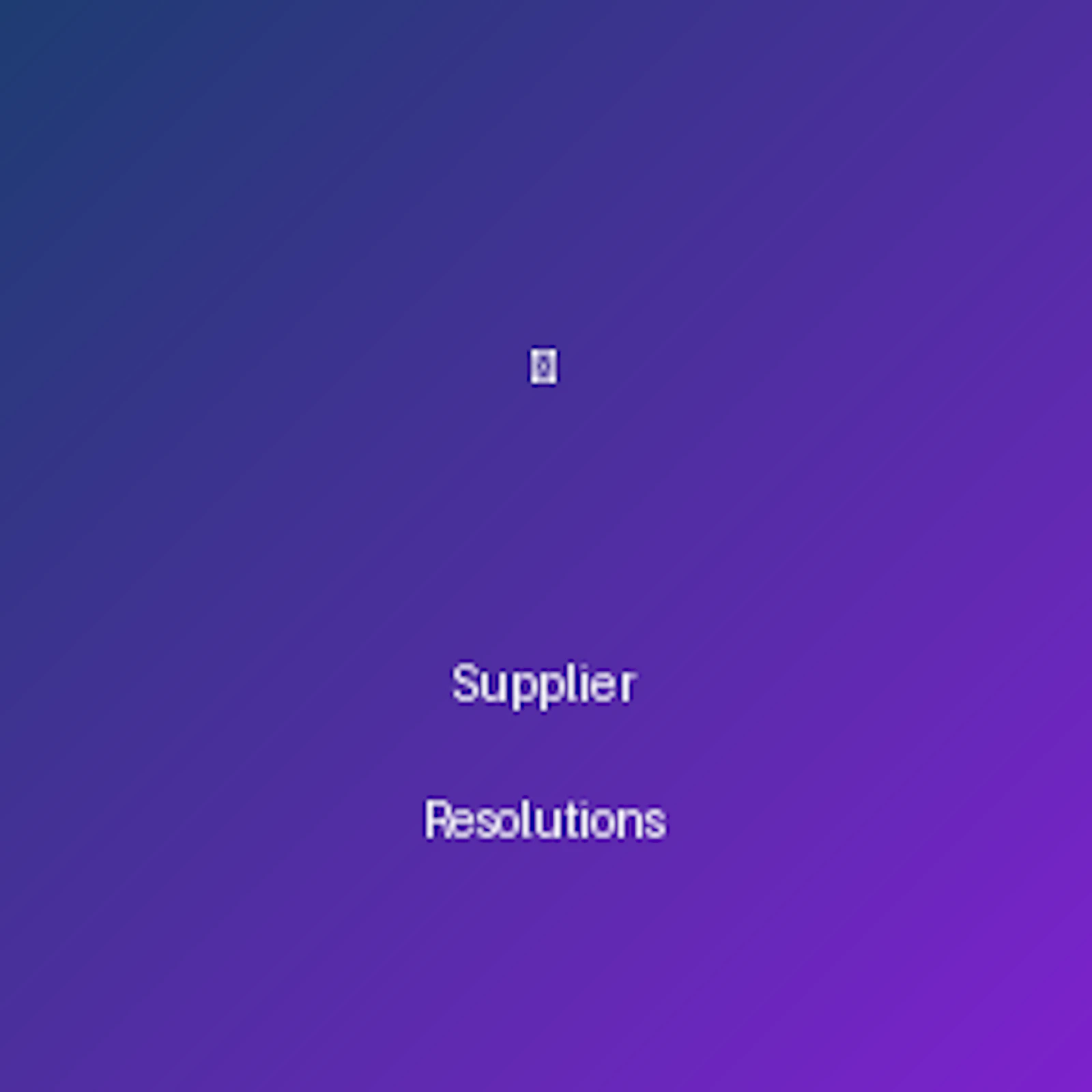 Supplier Resolutions screenshot 2