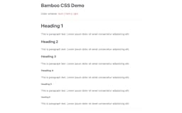 Bamboo CSS media 1