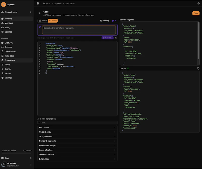 Dispatch screenshot 3