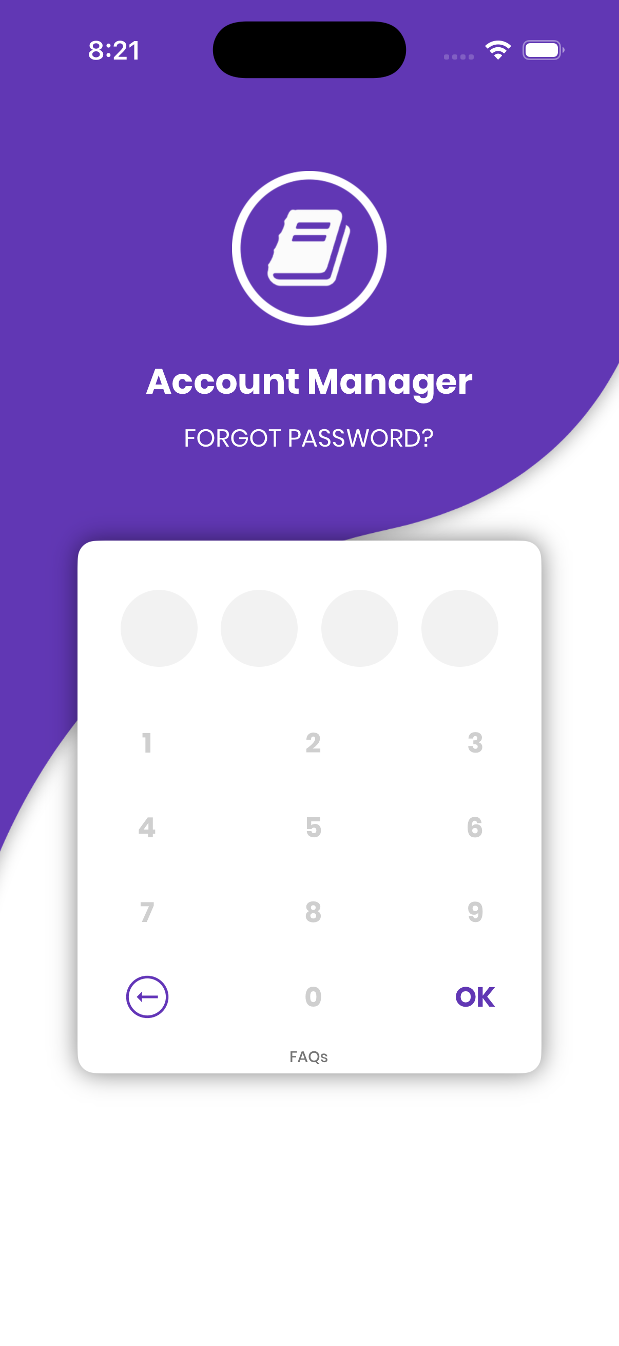 Account Manager - Ledger Book - Main product screenshot demonstrating key features and user interface