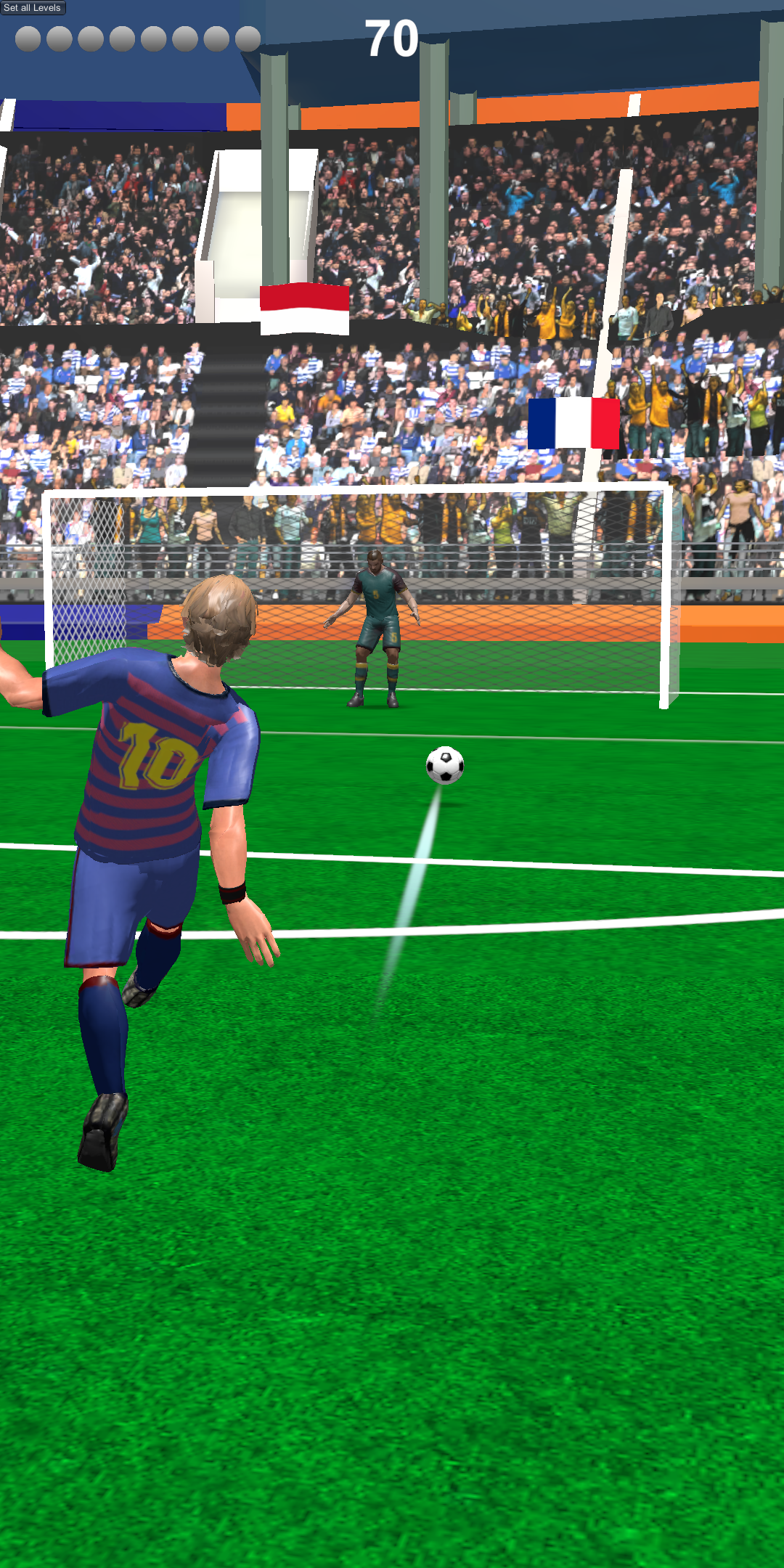 Fußball -Swipe: Fußballspiele - Wischen, schießen, Ziel!Erleben Sie den Nervenkitzel des Fußballspiels Medien 6