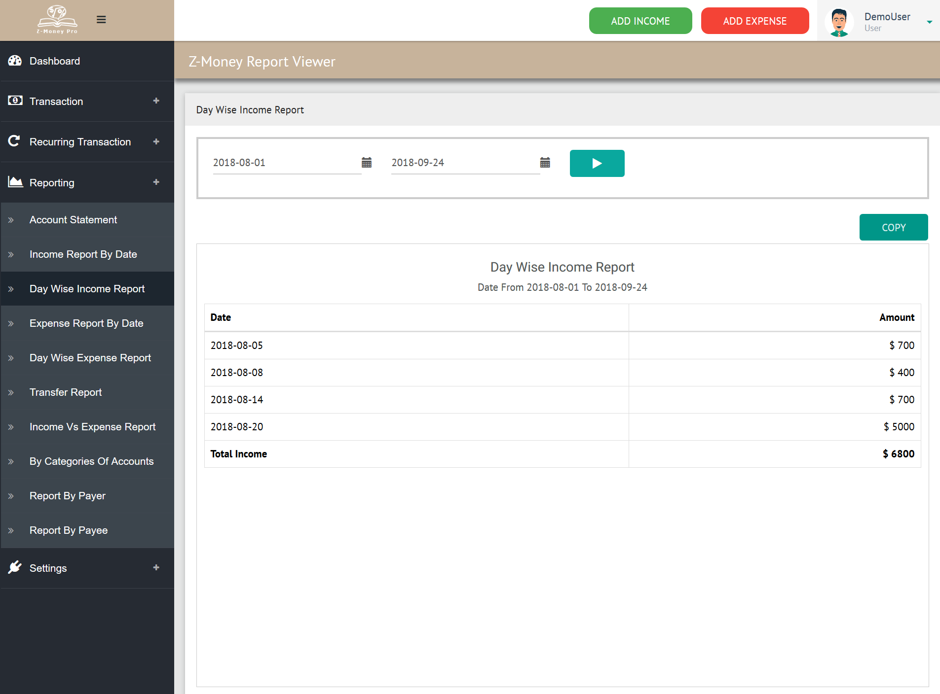 Z-Money Pro gallery image