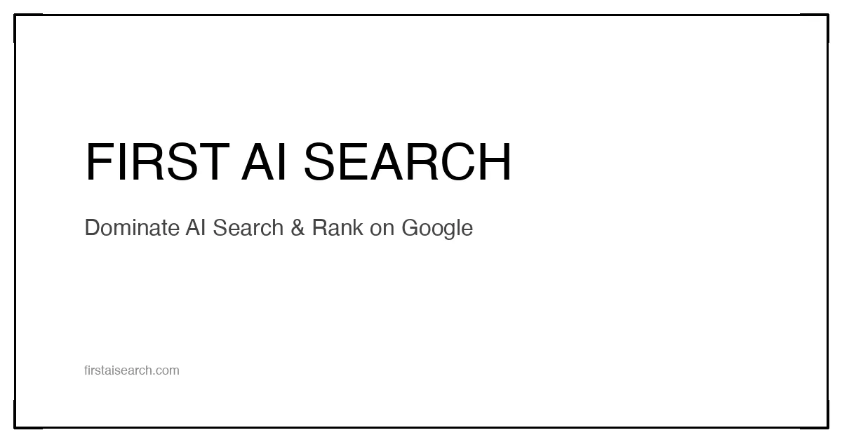 First AI Search 截图