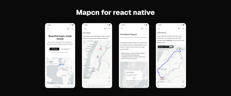 Mapcn for React Native screenshot 1